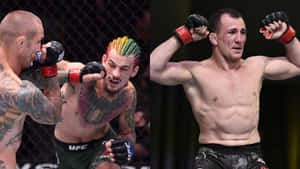 Merab Dvalishvili Versus Eddie Wineland Wallpaper