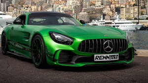 Mercedes Amg 4k Green Car By Pier Wallpaper