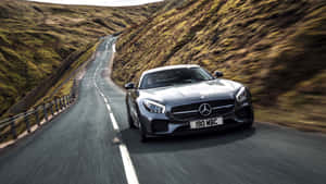 Mercedes-amg Gt Meets The High Roads Wallpaper