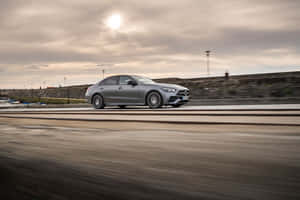 Mercedes Benz C Class In Motion Wallpaper