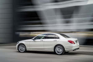 Mercedes Benz C Class Motion Blur Wallpaper