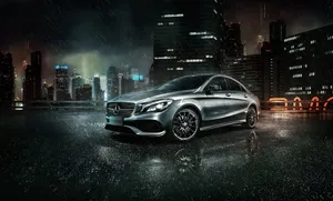 Mercedes Benz Cla-class: Luxury Meets Performance Wallpaper
