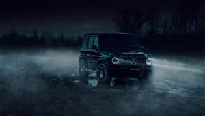 Mercedes G-class Black Wallpaper