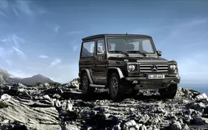 Mercedes G Wagon Mountain Terrain Wallpaper