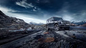 Mercedes G Wagon Mountain Terrain Wallpaper