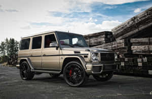 Mercedes G63 A M G Industrial Backdrop Wallpaper