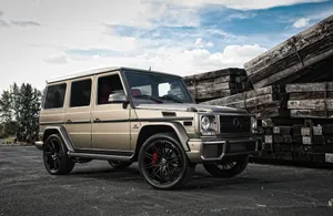 Mercedes G63 A M G Industrial Backdrop Wallpaper