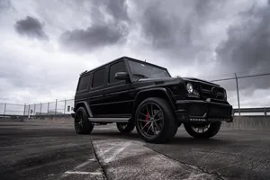 Mercedes G63 A M G Stormy Backdrop Wallpaper