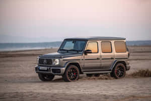 Mercedes G63 Beachside Elegance Wallpaper