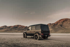 Mercedes G63 Desert Landscape Wallpaper