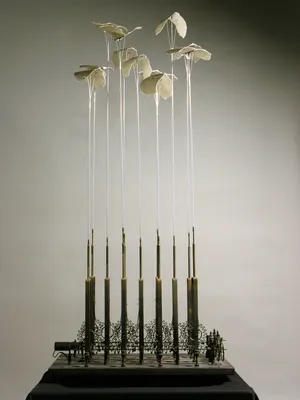 Merging Mechanical Engineering With Contemporary Design - Kinetic Art Wallpaper