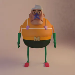 Mermaid Man Cartoon Character Wallpaper