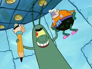 Mermaid Man In Action Wallpaper