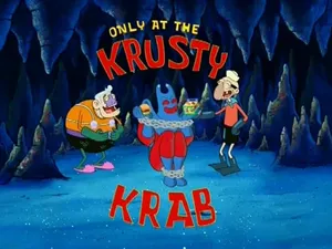 Mermaid Man Striking A Heroic Pose Wallpaper