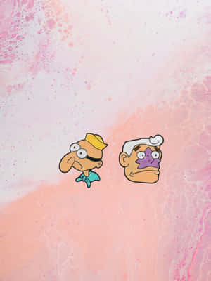 Mermaid Manand Barnacle Boy Stickers Wallpaper