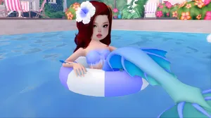 Mermaid Style In Dress To Impress Wallpaper