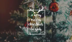Merry Christmas Aesthetic Computer Wallpaper