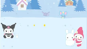 Merry Kuromi Christmas! Wallpaper