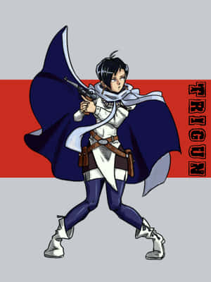 Meryl Stryfe In Trigun Anime Series Wallpaper