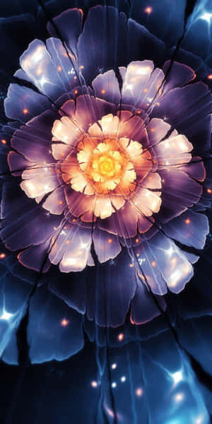 Mesmerizing 3d Flower In Full Bloom Wallpaper