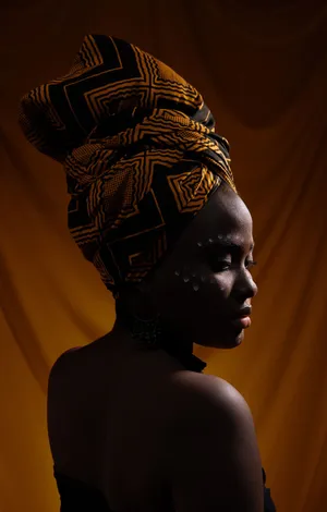 Mesmerizing African Woman Wallpaper