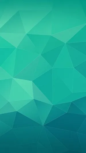Mesmerizing Aqua Green Gradient Waves Wallpaper
