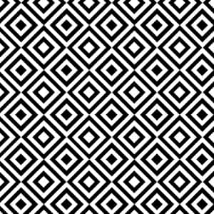 Mesmerizing Black And White Geometric Pattern Wallpaper