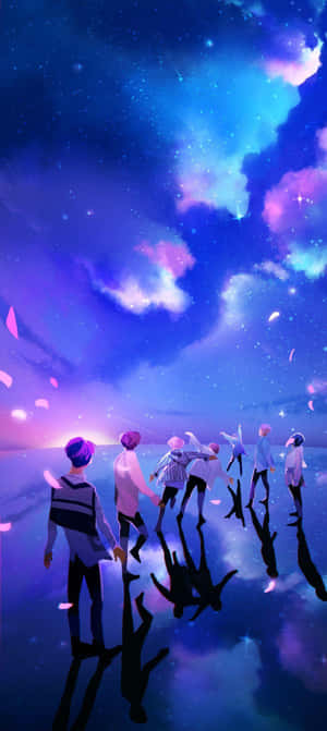 Mesmerizing Bts Fanart That Captures Their Essence Wallpaper