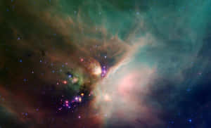 Mesmerizing Colorful Space Nebula Wallpaper