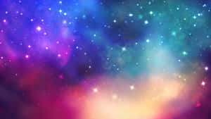 Mesmerizing Colorful Space Scene Wallpaper