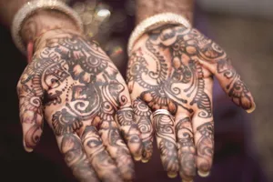 Mesmerizing Henna Art Hand Tattoo Wallpaper