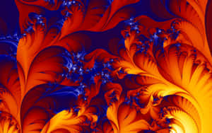 Mesmerizing Multicolored Trippy Fractal Art Wallpaper