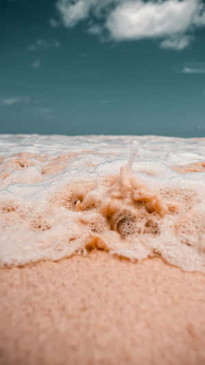 Mesmerizing Pink Sand Beach Wallpaper