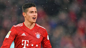 Mesmerizing Player James Rodriguez Wallpaper