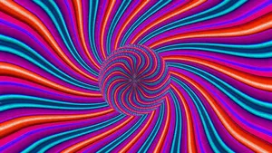 Mesmerizing Spiral Optical Illusion Wallpaper