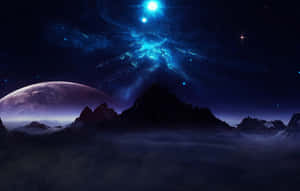 Mesmerizing Starry Night Sky Wallpaper