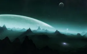 Mesmerizing Universe - A Glimpse Into Space's Dynamic Landscape Wallpaper