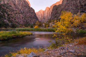 Mesmerizing View Of Black Canyon, Colorado Wallpaper