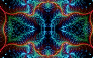 Mesmerizing World Of Psychedelic Fractals Wallpaper