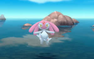 Mesprit On Water Wallpaper