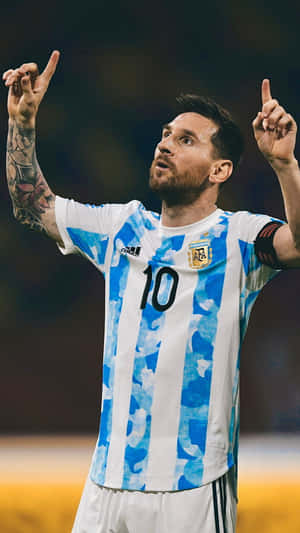 Messi Celebration Argentina2022 Wallpaper