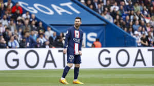 Messi Goat Banner P S G Match Wallpaper