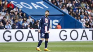 Messi Goat Banner P S G Match Wallpaper