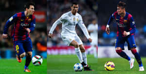 Messi Ronaldo Neymar Football Stars Wallpaper