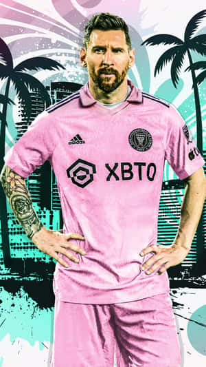 Messiin Inter Miami Kit Wallpaper