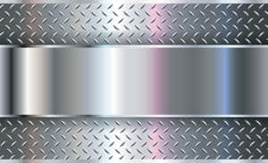 Metal Plate With A Silver Background Wallpaper