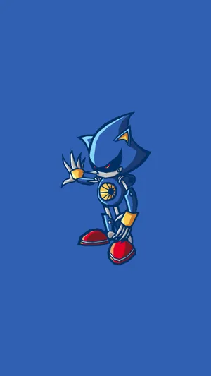 Metal Sonic Pose Sonic Battle Wallpaper