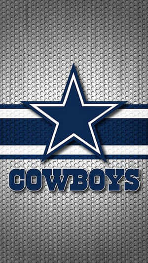 Metal With Logo Of Dallas Cowboys Iphone Wallpaper