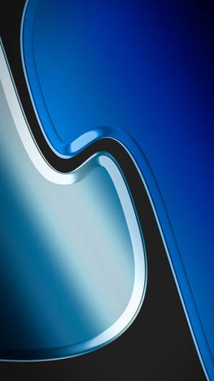 Metallic Blue Ios 16 Wallpaper