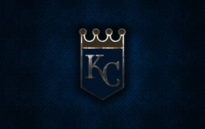 Metallic Blue Kansas City Royals Wallpaper